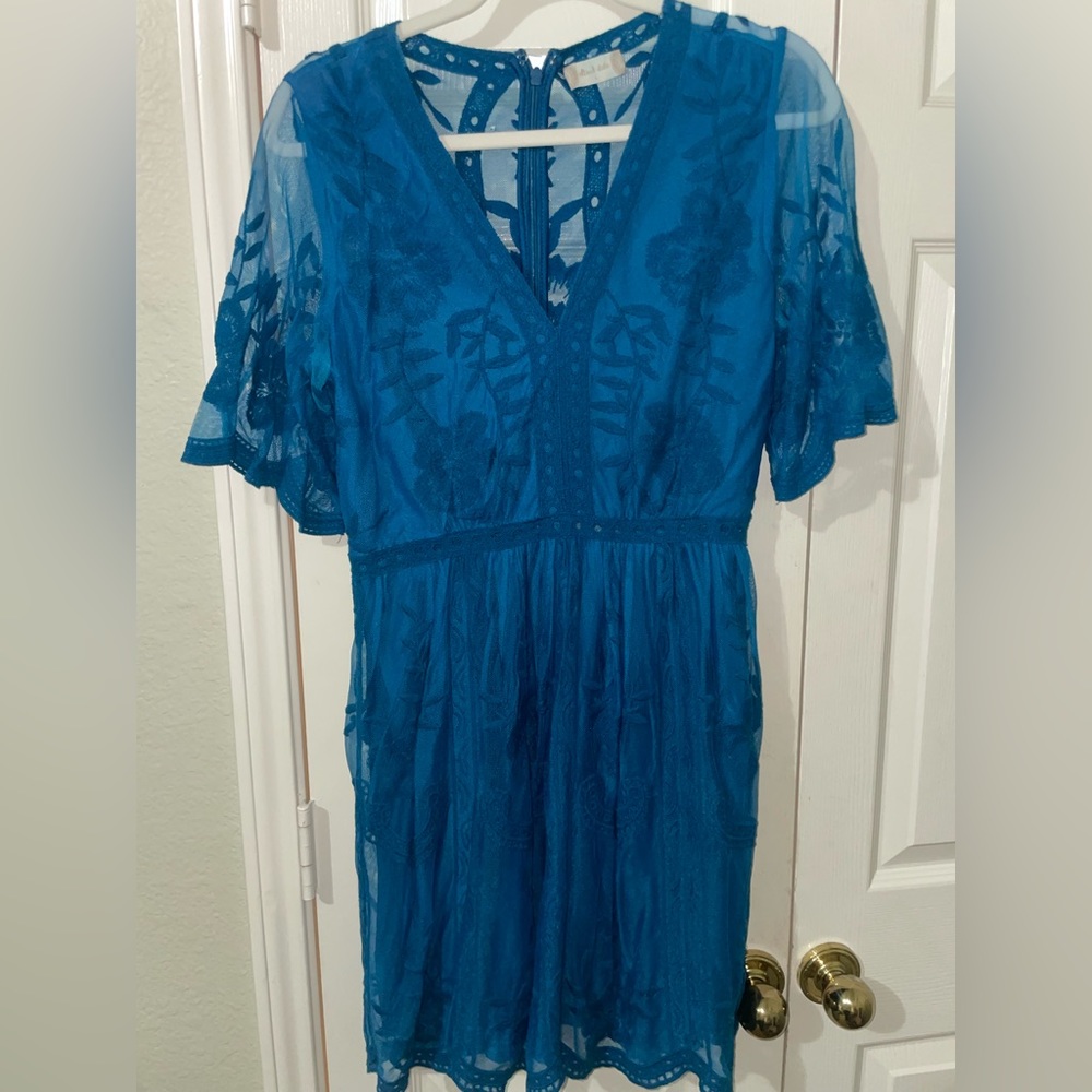 Altard State Blue lace dress in Large.